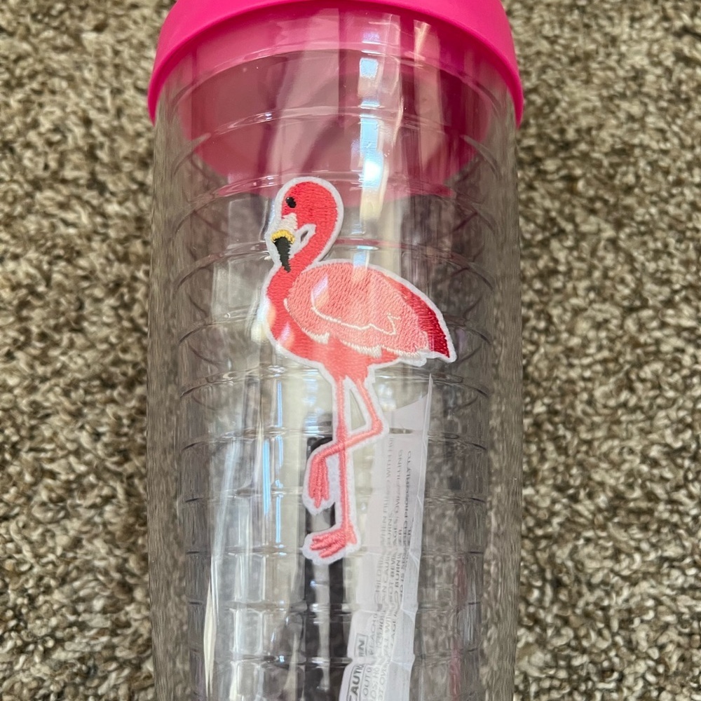 NEW MODERN EXPRESSIONS DOUBLE WALL TUMBLER FLAMINGO - Picture 3 of 5